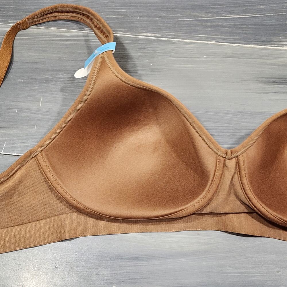Bali Wireless Bra 34C Comfort Revolution Shaping Smoothing Brown Swirl 3463 - Picture 7 of 7